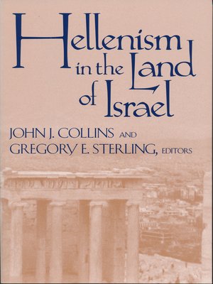 cover image of Hellenism in the Land of Israel